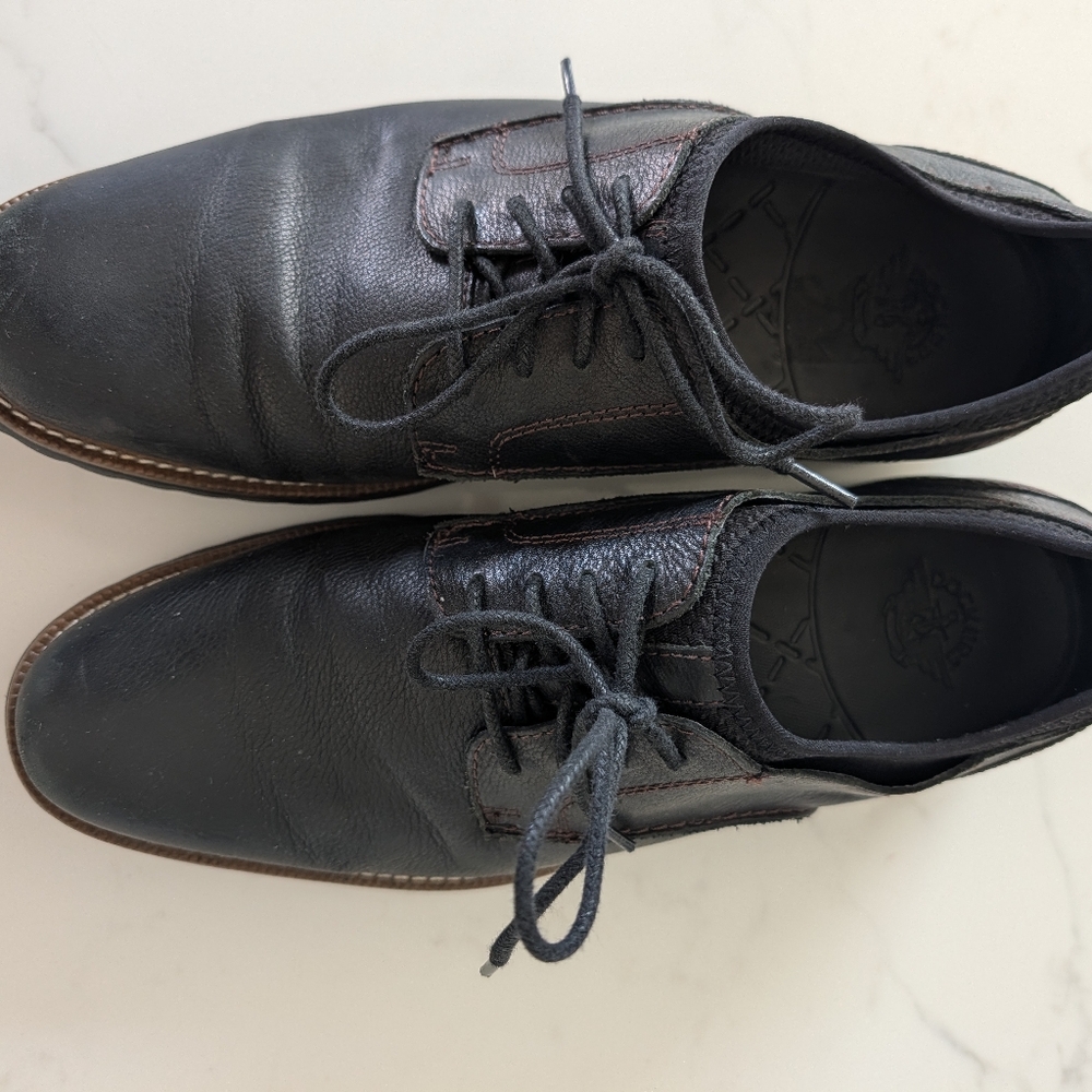 Dockers Men's Black Leather Shoes